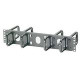 PANDUIT Open-Access Horizontal Cable Manager - Cable Manager - Black - 2U Rack Height - 19" Panel Width - TAA Compliance CMPH2