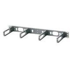 PANDUIT Open-Access Horizontal Cable Manager - Black - 1U Rack Height - 19" Panel Width - TAA Compliance CMPHHF1