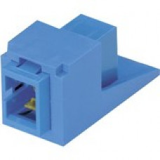 Panduit Fiber Optic Simplex Network Adapter - 1 Pack - 1 x SC Male Network - Black, Blue - TAA Compliance CMSBUSCZBL