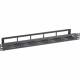 Black Box Cable Management Tray - Cable Tray - 1U Rack Height - 19" Panel Width - Steel CMT-1U