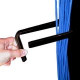 PANDUIT Vertical D-Ring - D-ring - Black - 1 Pack - TAA Compliance CMVDR1S