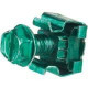 Panduit Bonding Cage Nut - Cage Nut - 12 - 0.50" - Phillips, Hex - Hex - Carbon Steel - Green - 1 Set - TAA Compliance CNBK