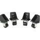 Panduit CNCSTR Net-Access Switch Cabinet Caster - Black - 4 / Set - TAA Compliance CNCSTR