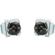 Panduit M5 Screw with Cage Nut, 100 each - Rack Screw, Cage Nut - 0.59" - Steel - Black - 1 Set - TAA Compliance CNWSM5-C