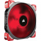 Air ML140 Cooling Fan - 1 Pack - 140 mm - 97 CFM - 37 dB(A) Noise - Magnetic Levitation - 4-pin PWM - Red LED CO-9050047-WW