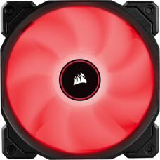 Air Series AF120 LED (2018) Red 120mm Fan Single Pack - 120 mm - 1400 rpm52 CFM - 26 dB(A) Noise - Hydraulic Bearing - 3-pin - Red LED - Plastic - 4.6 Year Life CO-9050080-WW