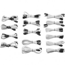 Corsair Professional Individually Sleeved DC Cable Kit, Type 3 (Generation 2), White CP-8920050