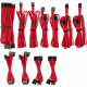 Corsair Premium Individually Sleeved PSU Cables Pro Kit Type 4 Gen 4 - Red - For Power Supply - Red CP-8920223