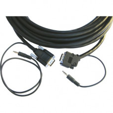 Kramer CP-GMA/GMA/XL-25 Audio/Video Cable - 25 ft A/V Cable for Projector, Audio/Video Device - First End: 1 x HD-15 Male VGA, First End: 1 x Mini-phone Male Audio - Second End: 1 x HD-15 Male VGA, Second End: 1 x Mini-phone Male Audio - Shielding CP-GMA/