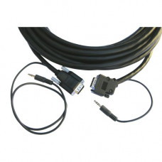 Kramer CP-GMA/GMA/XL-35 Audio/Video Cable - 35 ft A/V Cable for Projector, Audio/Video Device - First End: 1 x HD-15 Male VGA, First End: 1 x Mini-phone Male Audio - Second End: 1 x HD-15 Male VGA, Second End: 1 x Mini-phone Male Audio - Shielding CP-GMA/