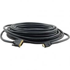Kramer HDMI to DVI Cable - Plenum Rated - 35 ft DVI/HDMI Video Cable - First End: 1 x HDMI - Second End: 1 x DVI (Single-Link) Male Digital Video CP-HM/DM-35