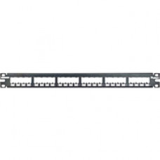 Panduit CP24BL 24-Port Modular Patch Panel - 24 - 24 Port(s) - 24 x RJ-11 CP24BLY