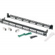 Panduit 24-Port ModularShielded Patch Panel - 24 Port(s) - 24 x RJ-45 - 1U High - Black - 19" Wide - Rack-mountable CP24WSBBK6TGBL