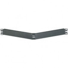 Panduit 1RU Filler Panel - Black - 1.7" Height - 19" Width - 4.2" Depth - TAA Compliance CPAF1BLY