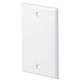 Panduit Single Gang Blank Cover Faceplate - 1-gang - Off White - TAA Compliance CPNIW