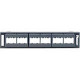 Panduit Mini-Com CPP12WBL 12-Port Modular Patch Panel - 24 - 24 Port(s) - 24 x RJ-11 - TAA Compliance CPP12WBL