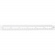 Panduit  PanNet Mini Com 24-port Modular Flush Mount Patch Panel in White, (1RU) - 24 Port(s) - 1U High - White - Rack-mountable, Flush Mount CPP24FMWWH