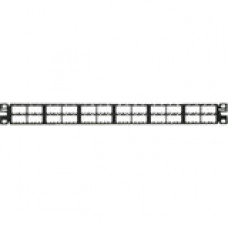 Panduit Mini-Com CPP48HDVNSWBL 48-Port Modular Patch Panel - 48 - 48 Port(s) - 48 x RJ-11 - TAA Compliance CPP48HDVNSWBL