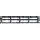 Panduit Mini-Com Modular Patch Panel - 48 - 48 Port(s) - 48 x RJ-11 - 2U High - 19" Wide - Rack-mountable - TAA Compliance CPPL48M6BLY