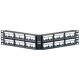 Panduit Mini-Com CPPLA48WBLY 48-Port Modular Patch Panel - 48 - 48 Port(s) - 48 x RJ-11 - TAA Compliance CPPLA48WBLY