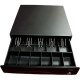 Posiflex CR-3100 Cash Drawer - 5 Bill - 6 Coin - 3 Lock PositionPrinter Driven - Black - 3.5" Height x 15.7" Width x 16.3" Depth - RoHS, TAA Compliance CR3110L01