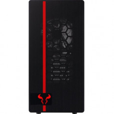 RIOTORO CR488 Mid-Tower Gaming Case with Window Panel - Mid-tower - Black, Red - Steel, ABS Plastic - 2 x 4.72" x Fan(s) Installed - 0 - ATX, Mini ATX, Micro ITX, Micro ATX, Mini ITX Motherboard Supported - 11.46 lb - 5 x Fan(s) Supported - 2 x Exter