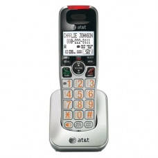 AT&T CRL30102 Accessory Handset, Silver/Black - 7 Hour Battery Talk Time - Desktop, Wall Mountable - Silver, Black CRL30102