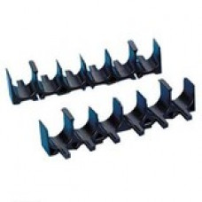 PANDUIT Stackable Cable Rack Spacer - Black - 10 Pack - TAA Compliance CRS1-125-X