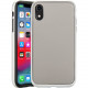 Rocstor Bliss Kajsa iPhone XR Case - For iPhone XR - Light Gray - Genuine Leather, Polycarbonate, Thermoplastic Polyurethane (TPU) - 48" Drop Height CS0015-XR