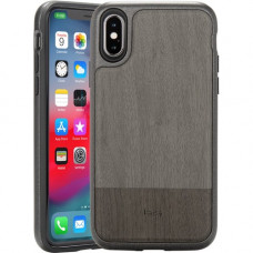 Rocstor Bare Kajsa iPhone X/iPhone Xs Case - For iPhone X, iPhone Xs - Wooden - Gray - Wear Resistant - Polycarbonate, Thermoplastic Polyurethane (TPU) - 48" Drop Height CS0034-XXS