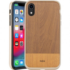 Rocstor Bare Kajsa iPhone XR Case - For iPhone XR - Wooden - Dark Brown - Wear Resistant - Polycarbonate, Thermoplastic Polyurethane (TPU) - 48" Drop Height CS0035-XR