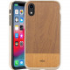 Rocstor Bare Kajsa iPhone XR Case - For iPhone XR - Wooden - Dark Brown - Wear Resistant - Polycarbonate, Thermoplastic Polyurethane (TPU) - 48" Drop Height CS0035-XR