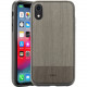 Rocstor Bare Kajsa iPhone XR Case - For iPhone XR - Wooden - Gray - Wear Resistant - Polycarbonate, Thermoplastic Polyurethane (TPU) - 48" Drop Height CS0037-XR
