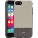 Rocstor Bloc Kajsa iPhone 7/iPhone 8 Case - For iPhone 7, iPhone 8, iPhone 6, iPhone 6S - Bonne Journee - Light Gray, Dark Gray - Genuine Leather CS0044-78