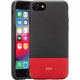 Rocstor Bloc Kajsa iPhone 7/iPhone 8 Case - For iPhone 7, iPhone 8, iPhone 6, iPhone 6S - Bonne Journee - Black, Red - Genuine Leather CS0045-78