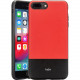 Rocstor Bloc Kajsa iPhone 7 Plus/iPhone 8 Plus Case - For iPhone 7 Plus, iPhone 8 Plus, iPhone 6 Plus, iPhone 6S Plus - Bonne Journee - Red, Black - Genuine Leather CS0046-78P