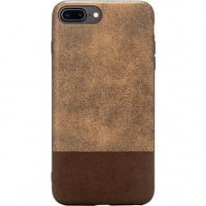 Rocstor Retro Kajsa Case - For Apple iPhone 8 Plus, iPhone 7 Plus, iPhone 6 Plus, iPhone 6S Plus - Light Brown, Brown - Genuine Leather CS0064-78P
