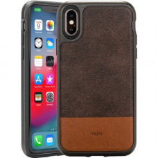 Rocstor Retro Kajsa iPhone X/iPhone Xs Case - For iPhone X, iPhone Xs - Brown, Tan - Genuine Leather, Polycarbonate, Thermoplastic Polyurethane (TPU) - 48" Drop Height CS0066-XXS