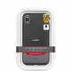 Rocstor Retro Kajsa iPhone XR Case - For Apple iPhone XR - Black/Gray - Drop Resistant - Genuine Leather, Polycarbonate, Thermoplastic Polyurethane (TPU) - 48" Drop Height CS0071-XR