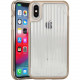 Rocstor Wave Kajsa iPhone X/iPhone Xs Case - For iPhone X, iPhone Xs - Transparent Wave - Gold - Wear Resistant - Polycarbonate, Thermoplastic Polyurethane (TPU) - 48" Drop Height CS0075-XXS