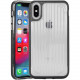 Rocstor Wave Kajsa iPhone X/iPhone Xs Case - For iPhone X, iPhone Xs - Transparent Wave - Black - Wear Resistant - Polycarbonate, Thermoplastic Polyurethane (TPU) - 48" Drop Height CS0077-XXS