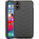 Rocstor Bold Kajsa iPhone X/iPhone Xs Case - For iPhone X, iPhone Xs - V Shape - Dark Gray - Wear Resistant - Plush, Polycarbonate, Thermoplastic Polyurethane (TPU) - 48" Drop Height CS0078-XXS