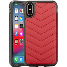 Rocstor Bold Kajsa iPhone X/iPhone Xs Case - For iPhone X, iPhone Xs - V Shape - Burgundy - Wear Resistant - Plush, Polycarbonate, Thermoplastic Polyurethane (TPU) - 48" Drop Height CS0079-XXS