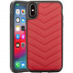 Rocstor Bold Kajsa iPhone X/iPhone Xs Case - For iPhone X, iPhone Xs - V Shape - Burgundy - Wear Resistant - Plush, Polycarbonate, Thermoplastic Polyurethane (TPU) - 48" Drop Height CS0079-XXS