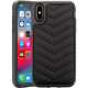 Rocstor Bold Kajsa iPhone X/iPhone Xs Case - For iPhone X, iPhone Xs - V Shape - Black - Wear Resistant - Plush, Polycarbonate, Thermoplastic Polyurethane (TPU) - 48" Drop Height CS0081-XXS