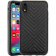 Rocstor Geo Kajsa iPhone XR Case - For iPhone XR - Black - Wear Resistant - Plush, Polycarbonate, Thermoplastic Polyurethane (TPU) - 48" Drop Height CS0084-XR