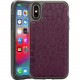 Rocstor Alligator Kajsa iPhone X/iPhone Xs Case - For iPhone X, iPhone Xs - Crocodile - Purple - Genuine Leather, Polycarbonate, Thermoplastic Polyurethane (TPU) - 48" Drop Height CS0096-XXS