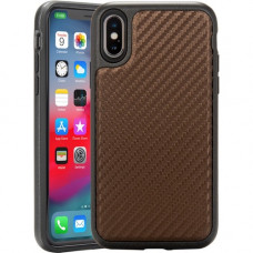 Rocstor Matrix Carbon 2 Kajsa iPhone X/iPhone Xs Case - For iPhone X, iPhone Xs - Brown - Wear Resistant - Polycarbonate, Thermoplastic Polyurethane (TPU) - 48" Drop Height CS0119-XXS