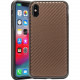 Rocstor Matrix Carbon 2 Kajsa iPhone Xs Max Case - For iPhone Xs Max - Brown - Wear Resistant - Polycarbonate, Thermoplastic Polyurethane (TPU) - 48" Drop Height CS0127-XSM