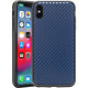 Rocstor Matrix Carbon 2 Kajsa iPhone Xs Max Case - For iPhone Xs Max - Navy - Wear Resistant - Polycarbonate, Thermoplastic Polyurethane (TPU) - 48" Drop Height CS0128-XSM